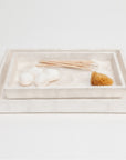 Pigeon and Poodle Andria Rectangular Tray - Tapered, 2-Piece Set