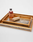 Pigeon and Poodle Atwater Rectangular Tray - Tapered, 2-Piece Set