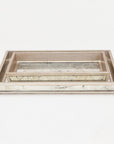 Pigeon and Poodle Atwater Rectangular Tray - Tapered, 2-Piece Set