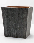 Pigeon and Poodle Bruges Rectangular Wastebasket, Tapered