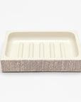 Pigeon and Poodle Bruges Rectangular Soap Dish, Straight