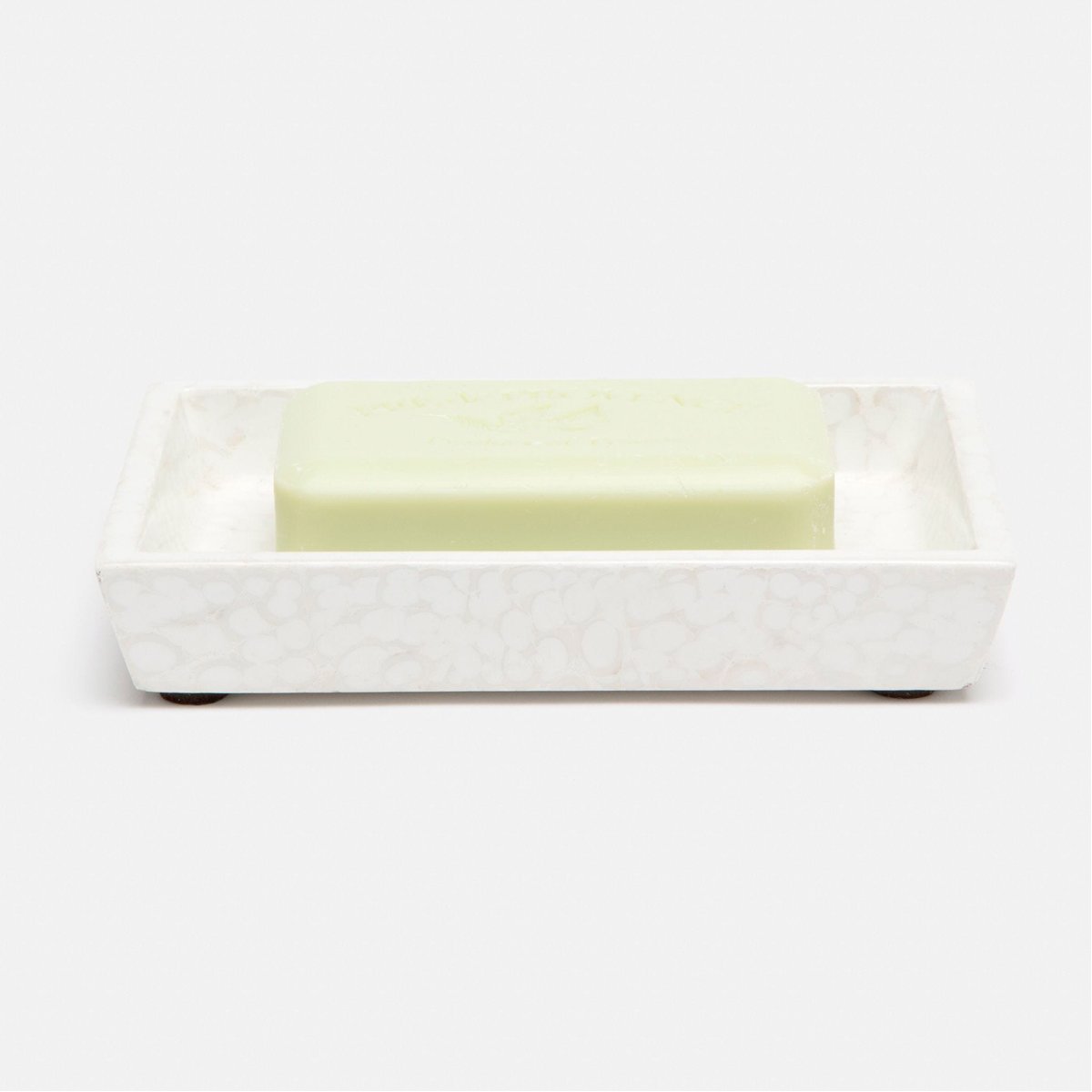 Pigeon and Poodle Callas Rectangular Soap Dish, Tapered