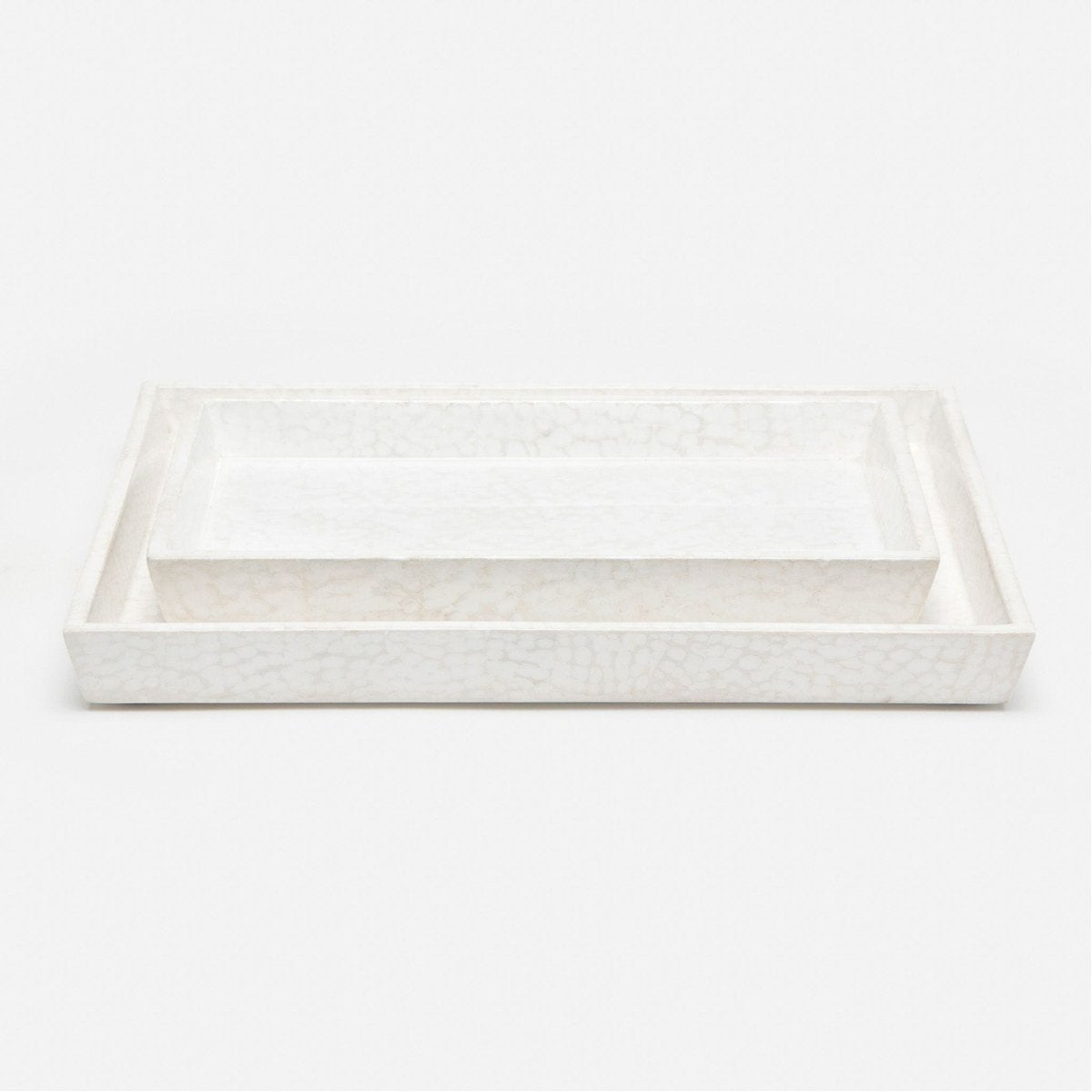 Pigeon and Poodle Callas Rectangular Tray - Tapered, 2-Piece Set