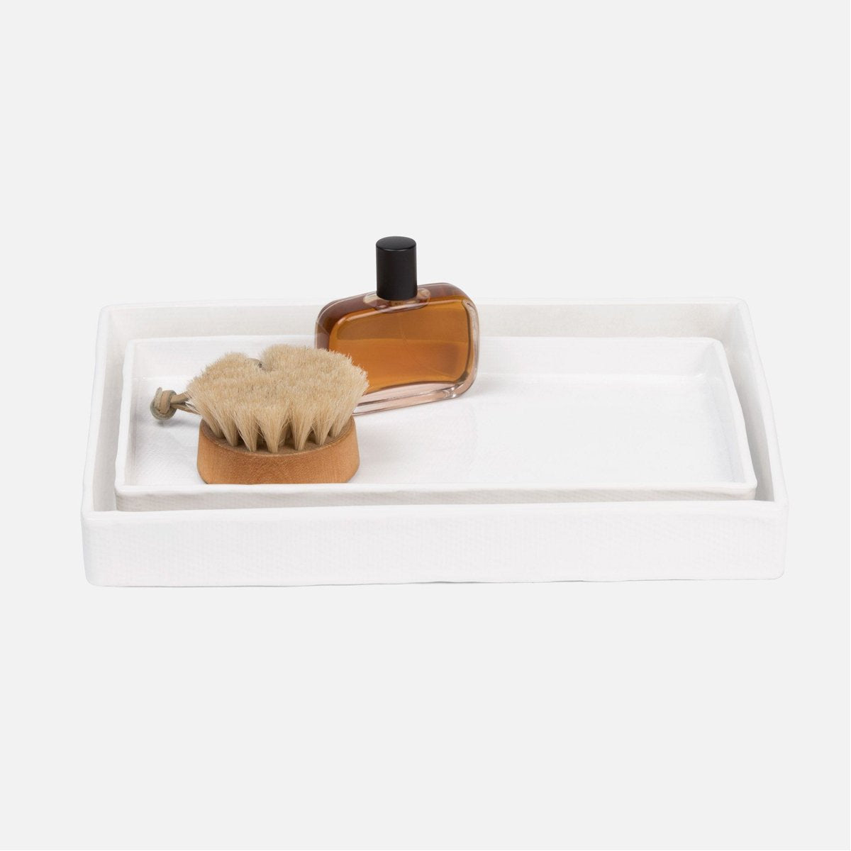 Pigeon and Poodle Cordoba Rectangular Tray - Straight, 2-Piece Set