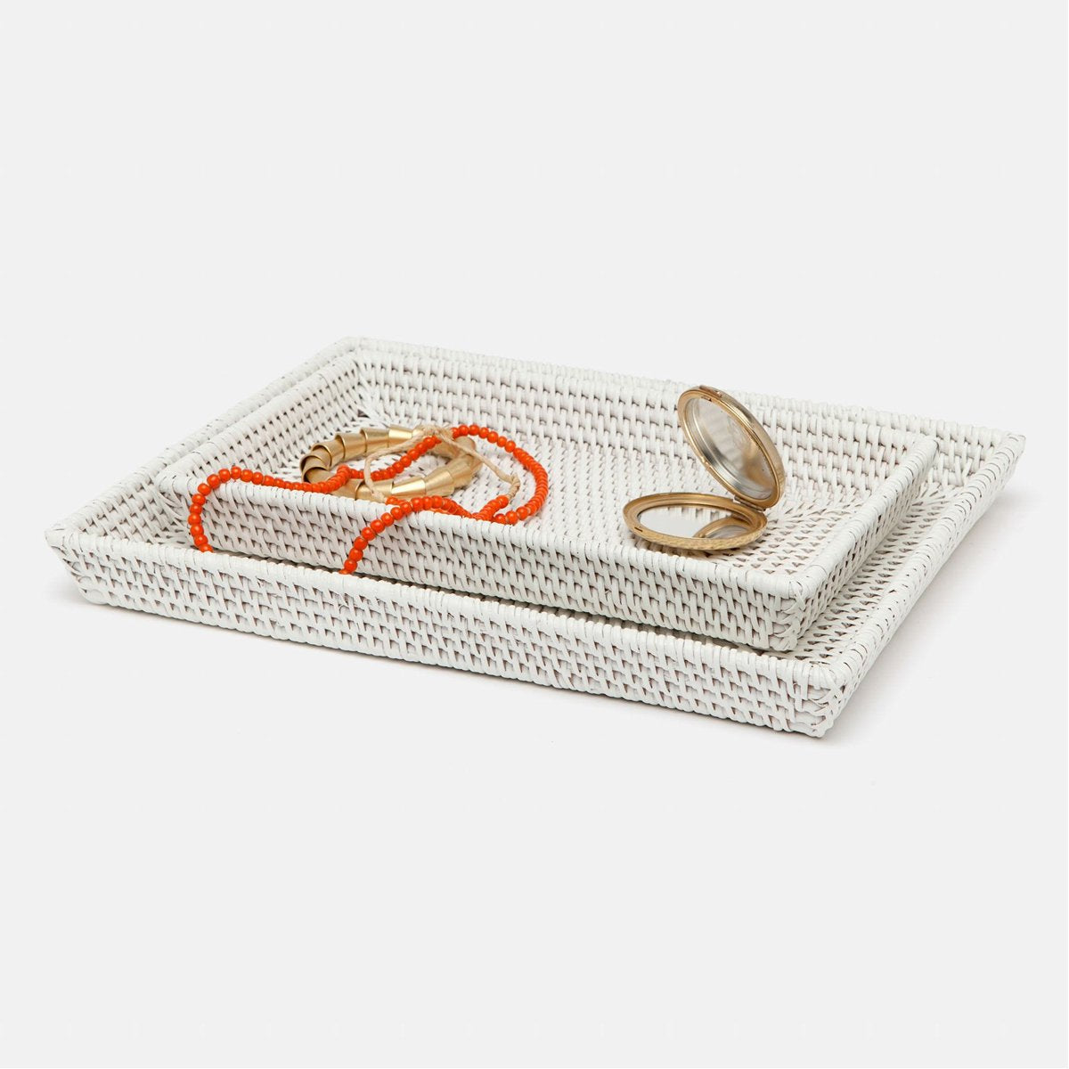 Pigeon and Poodle Dalton Rectangular Tray - Tapered, 2-Piece Set