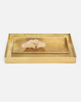 Pigeon and Poodle Elgin Rectangular Tray - Straight, 2-Piece Set