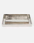 Pigeon and Poodle Elgin Rectangular Tray - Straight, 2-Piece Set