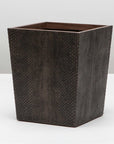 Pigeon and Poodle Goa Square Wastebasket, Tapered