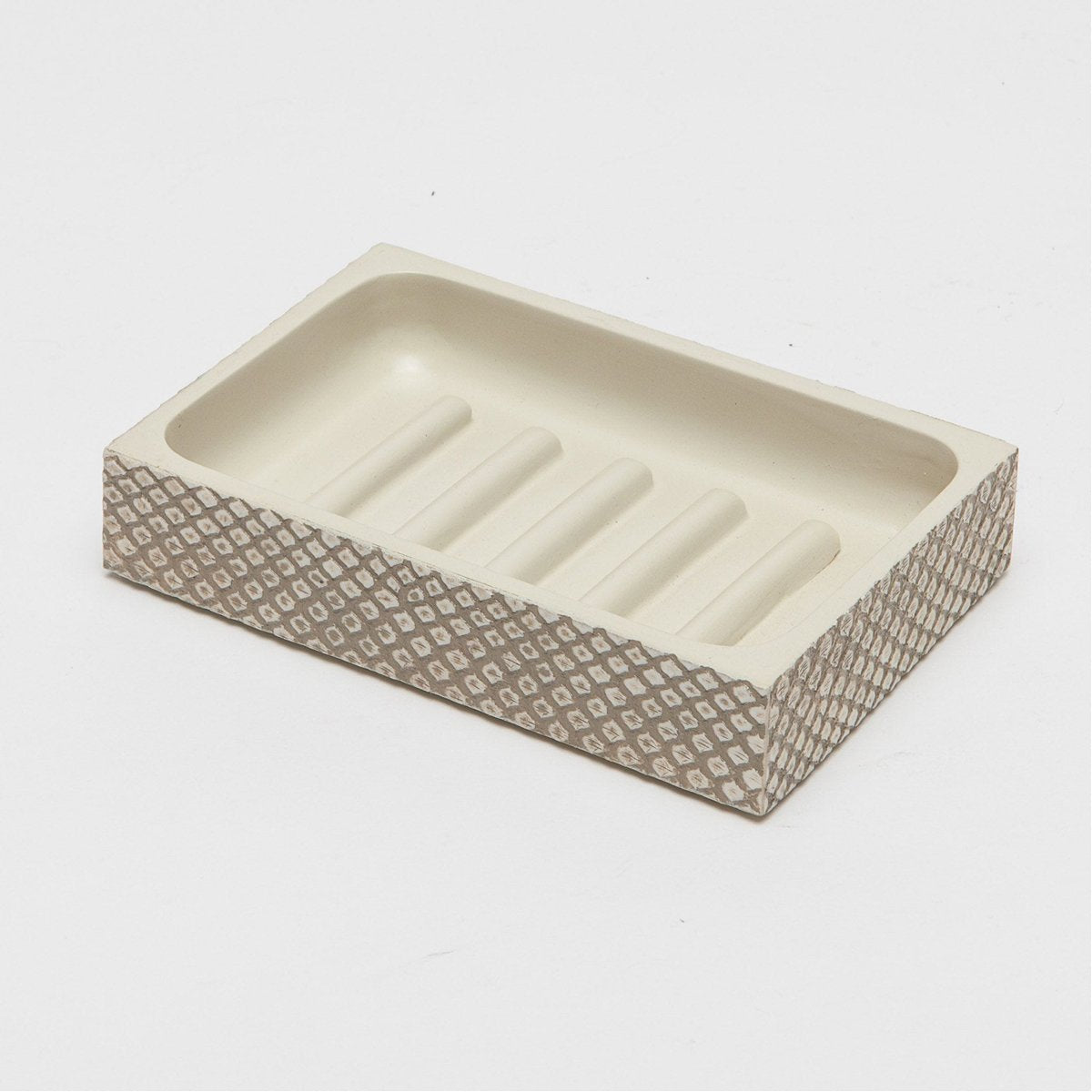 Pigeon and Poodle Goa Rectangular Soap Dish, Straight