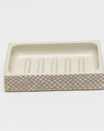 Pigeon and Poodle Goa Rectangular Soap Dish, Straight