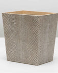 Pigeon and Poodle Goa Rectangular Wastebasket, Tapered