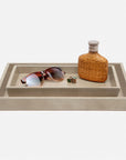 Pigeon and Poodle Hampton Rectangular Tray - Tapered, 2-Piece Set