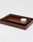 Pigeon and Poodle Hampton Rectangular Tray - Tapered, 2-Piece Set