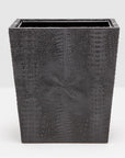 Pigeon and Poodle Hawen Rectangular Wastebasket, Tapered