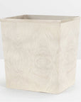 Pigeon and Poodle Humbolt Rectangular Wastebasket, Tapered