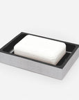 Pigeon and Poodle Manchester Rectangular Soap Dish, Straight