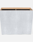 Pigeon and Poodle Manchester Double Rectangular Wastebasket, Tapered