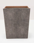 Pigeon and Poodle Manchester Square Wastebasket, Tapered