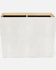 Pigeon and Poodle Manchester Double Rectangular Wastebasket, Tapered