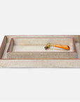 Pigeon and Poodle Manchester Rectangular Tray - Straight, 2-Piece Set