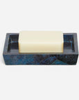 Pigeon and Poodle Santorini Rectangular Soap Dish, Tapered