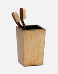 Pigeon and Poodle Tanlay Square Brush Holder, Tapered