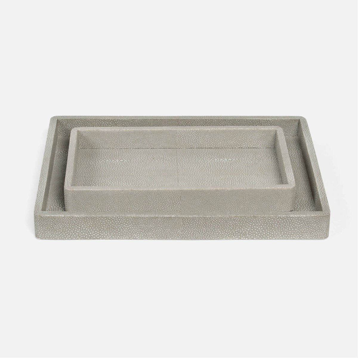 Pigeon and Poodle Tenby Rectangular Tray - Straight, 2-Piece Set