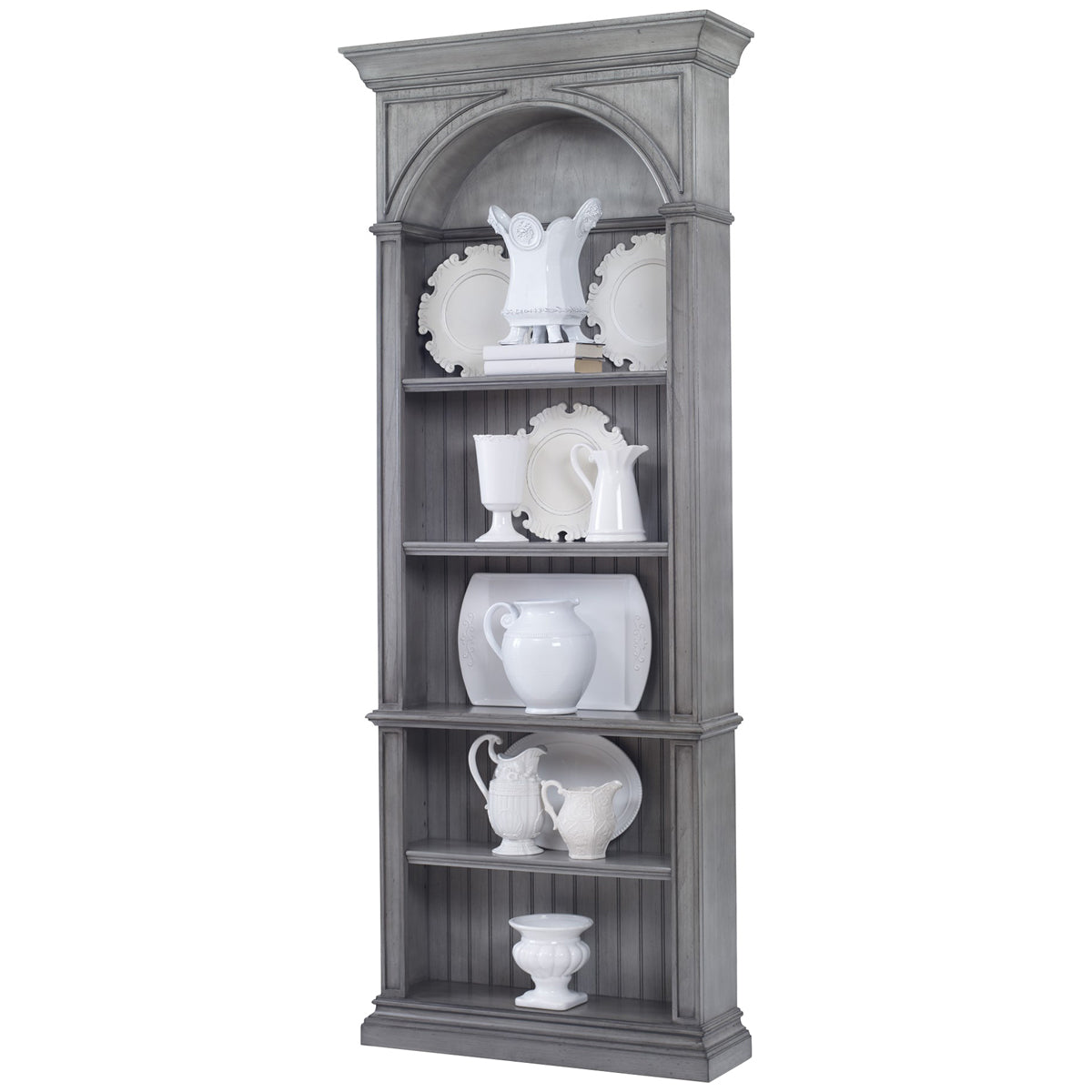 Ambella Home Agatha Bookcase - Ash Grey