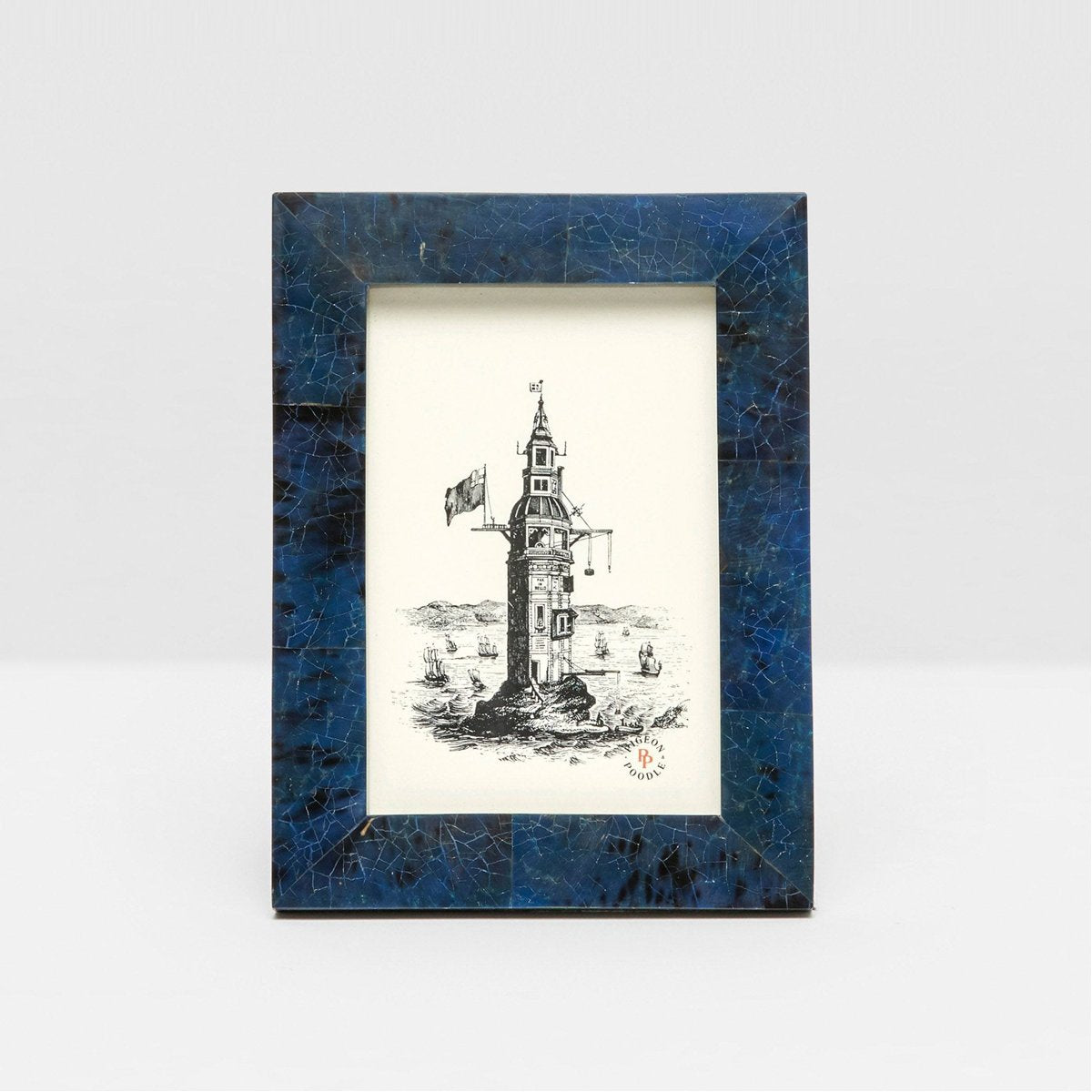 Pigeon and Poodle Colmar Dark Blue Pen Shell Frame