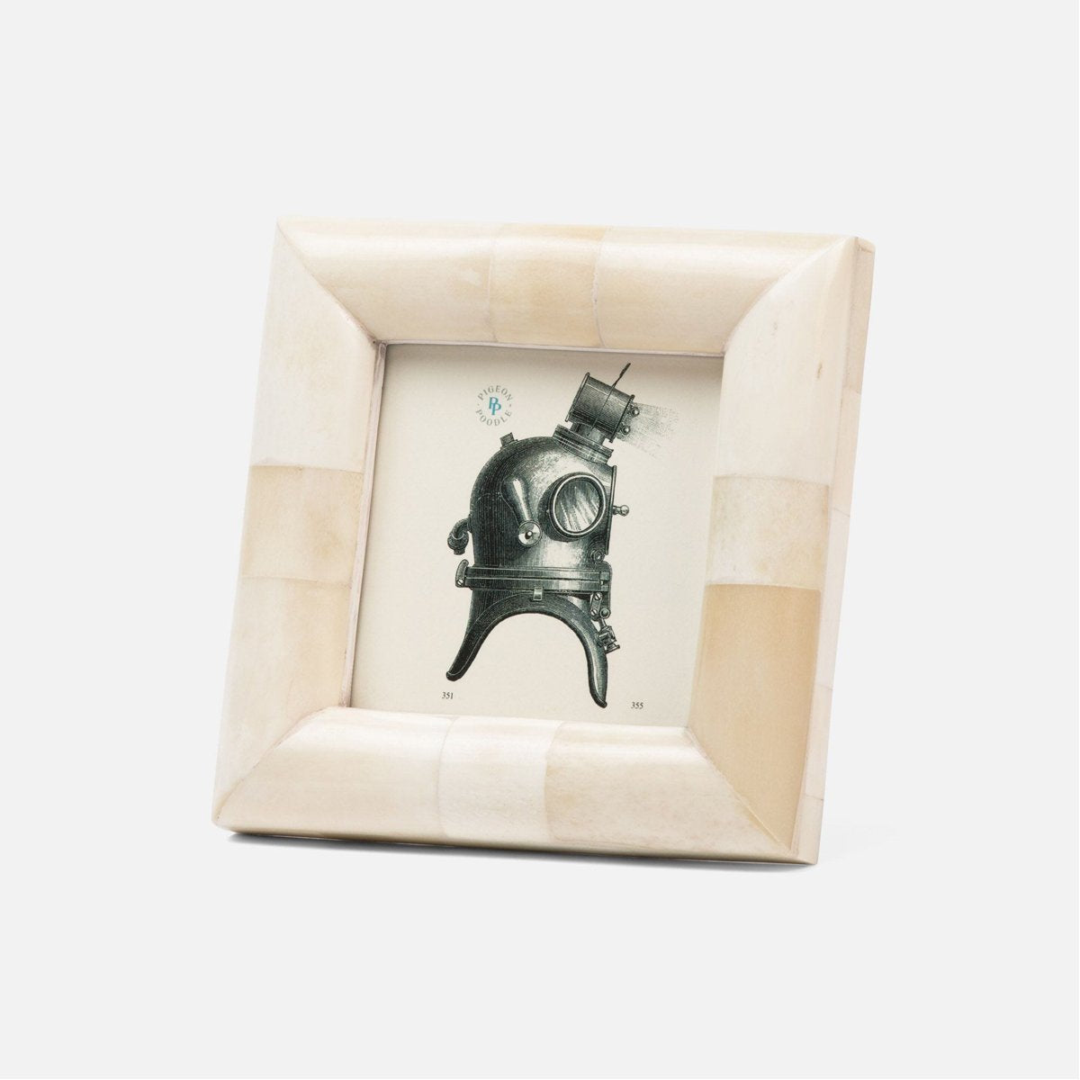 Pigeon and Poodle Vannes Bone Frame, 5x5 Image