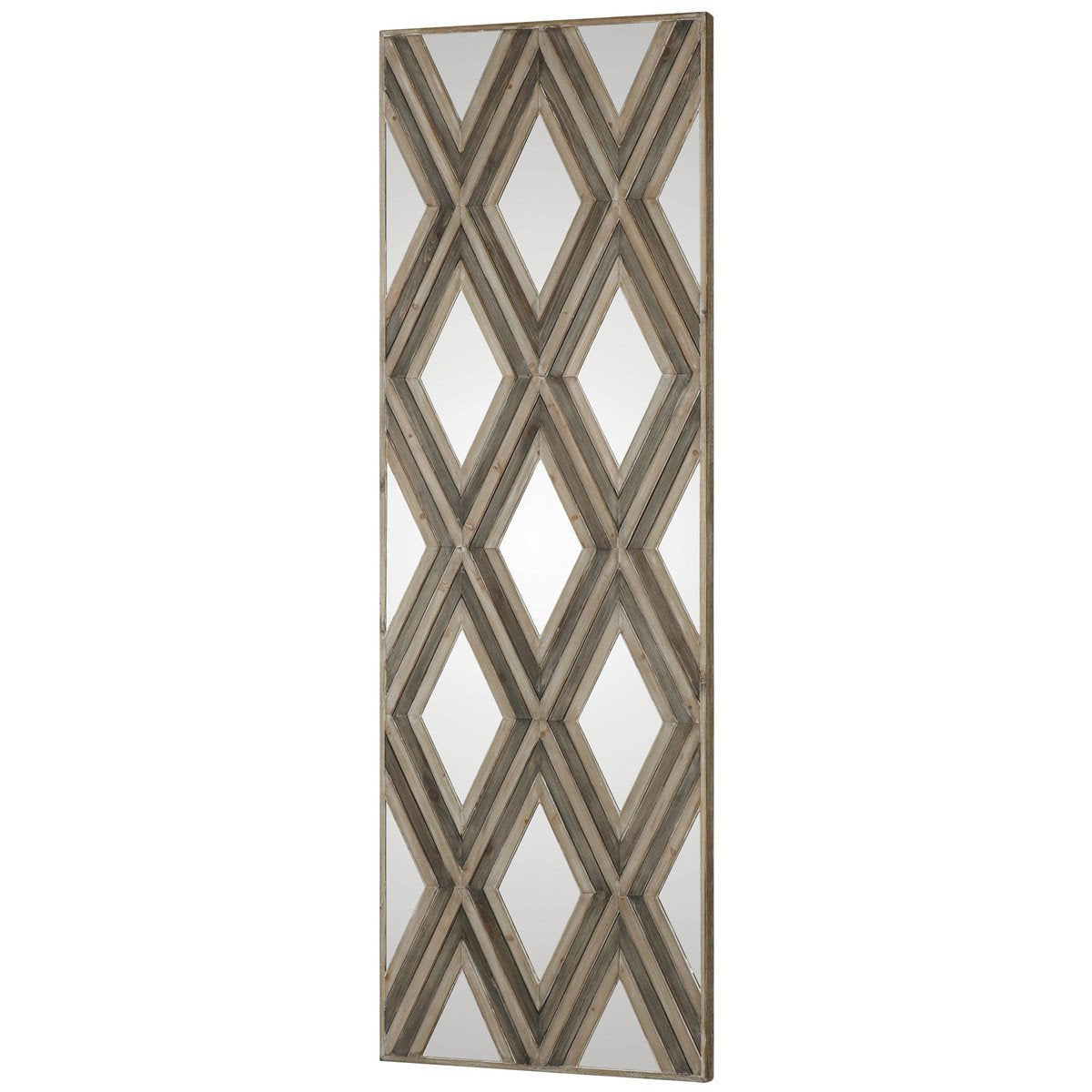 Uttermost Tahira Geometric Argyle Pattern Wall Mirror