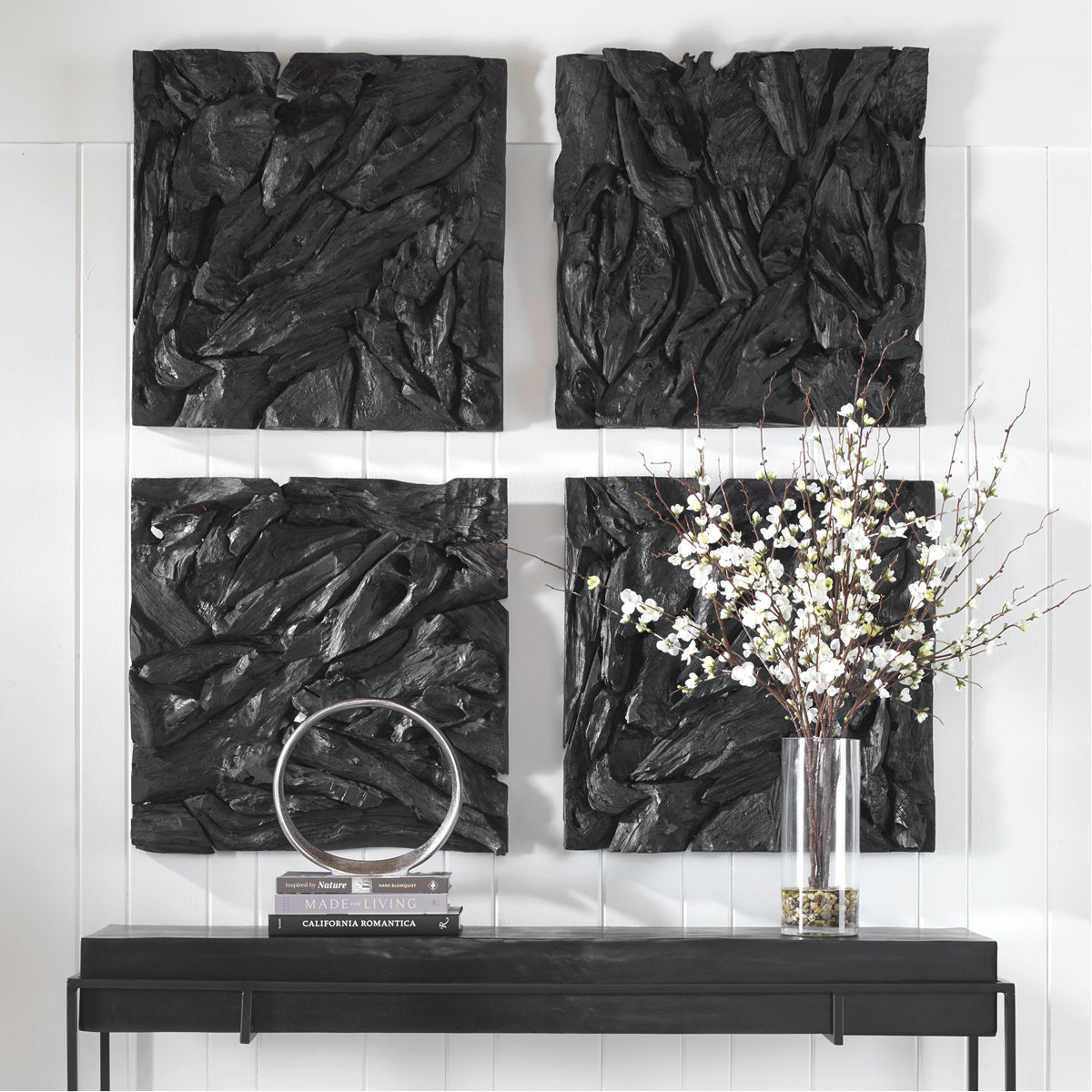 Uttermost Rio Black Wood Wall Decor