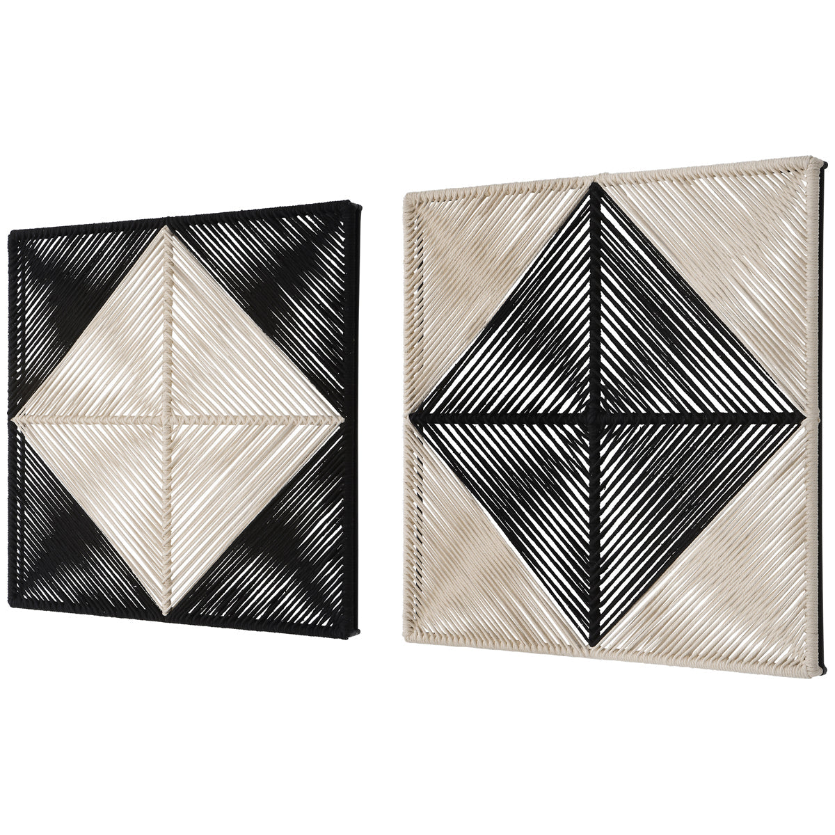 Uttermost Seeing Double Rope Wall Squares, 2-Piece Set