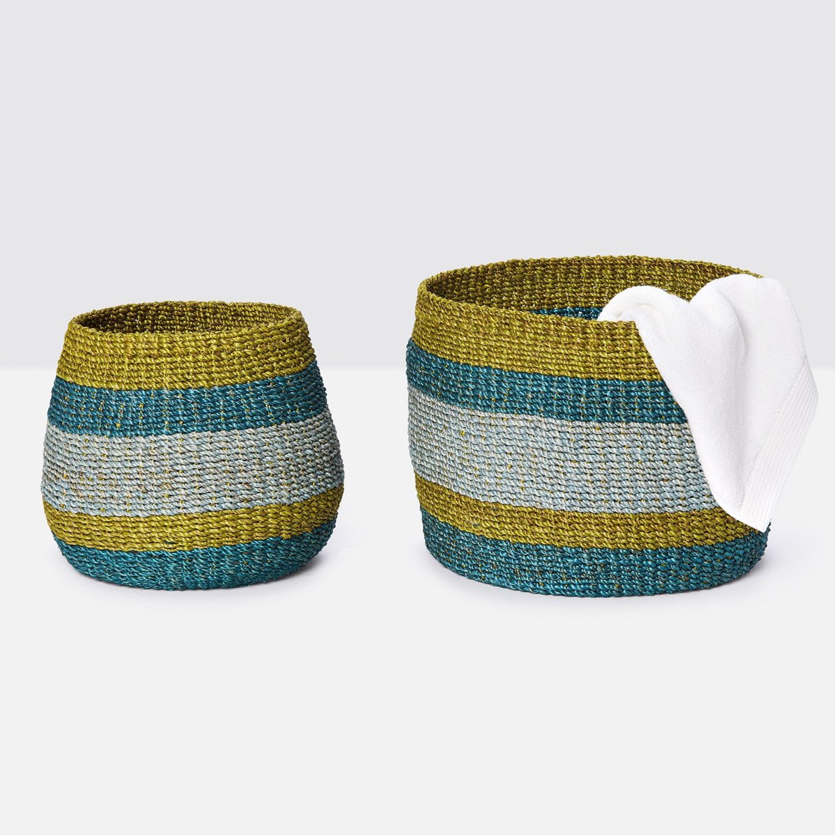 Pigeon and Poodle Samal Baskets, 2-Piece Set