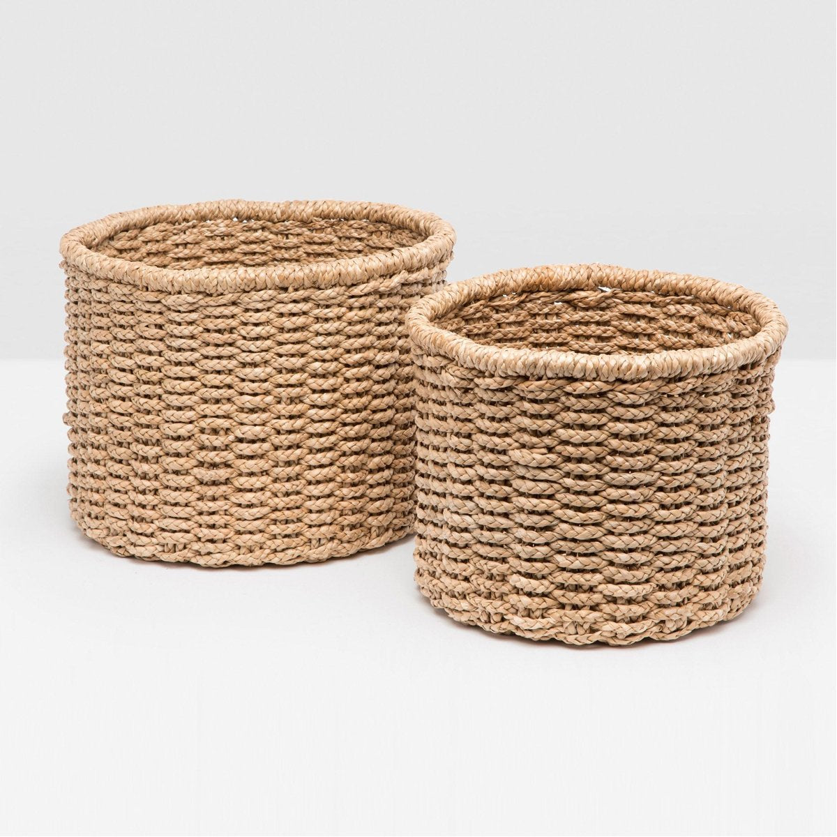 Pigeon and Poodle Yuma Round Baskets, 2-Piece Set