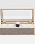 Pigeon and Poodle Elmbridge 5-Watch Box with Beveled Glass