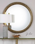 Uttermost Spera Round Gold Mirror