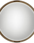 Uttermost Finnick Iron Coil Round Mirror