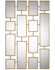 Uttermost Kennon Forged Gold Rectangles Mirror