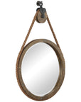 Uttermost Melton Round Pulley Mirror