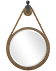 Uttermost Melton Round Pulley Mirror