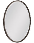 Uttermost Ada Round Steel Mirror