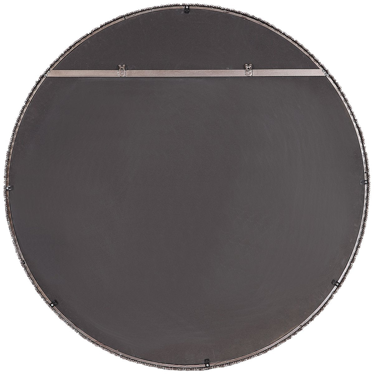 Uttermost Ada Round Steel Mirror