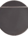 Uttermost Ada Round Steel Mirror