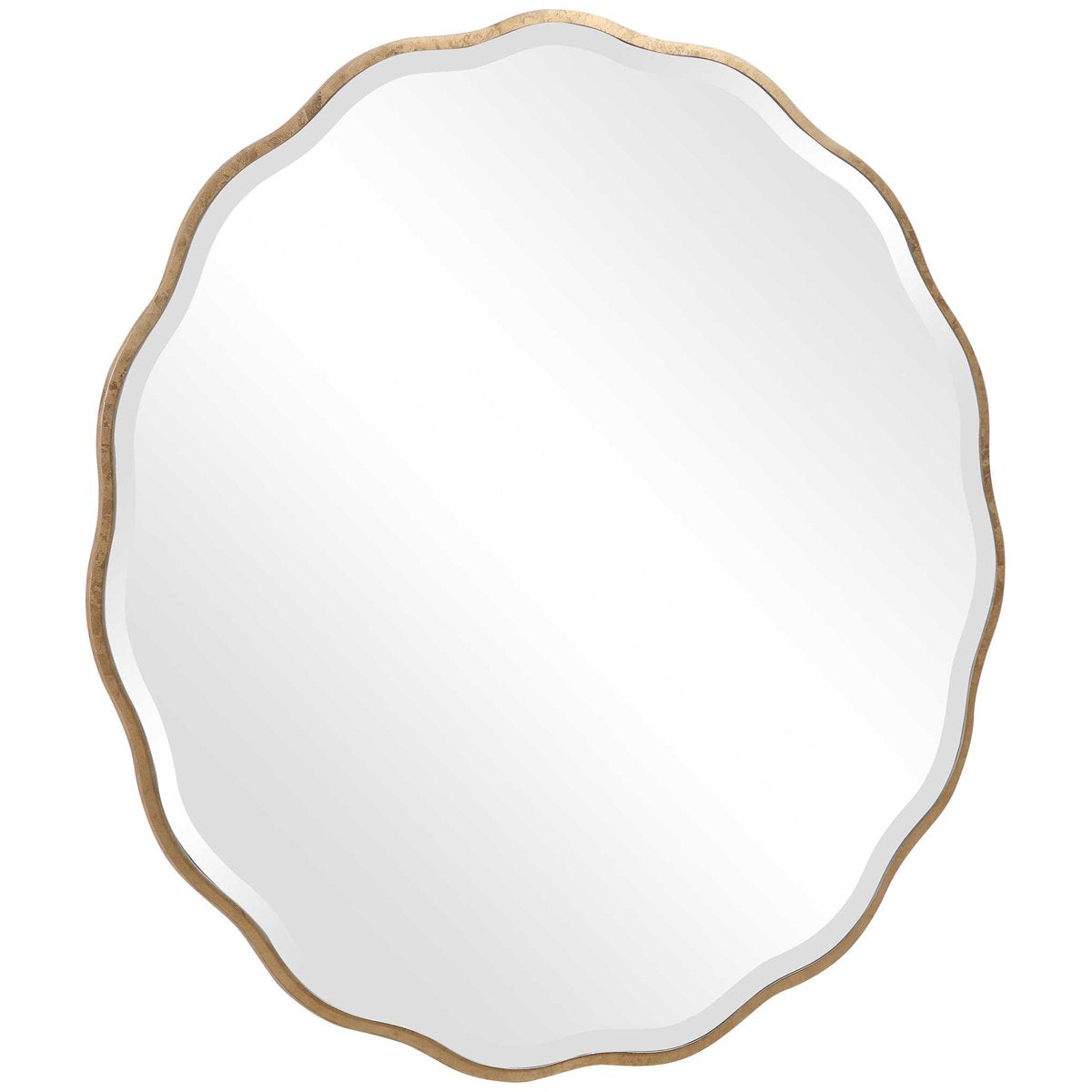 Uttermost Aneta Gold Round Mirror