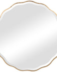 Uttermost Aneta Gold Round Mirror