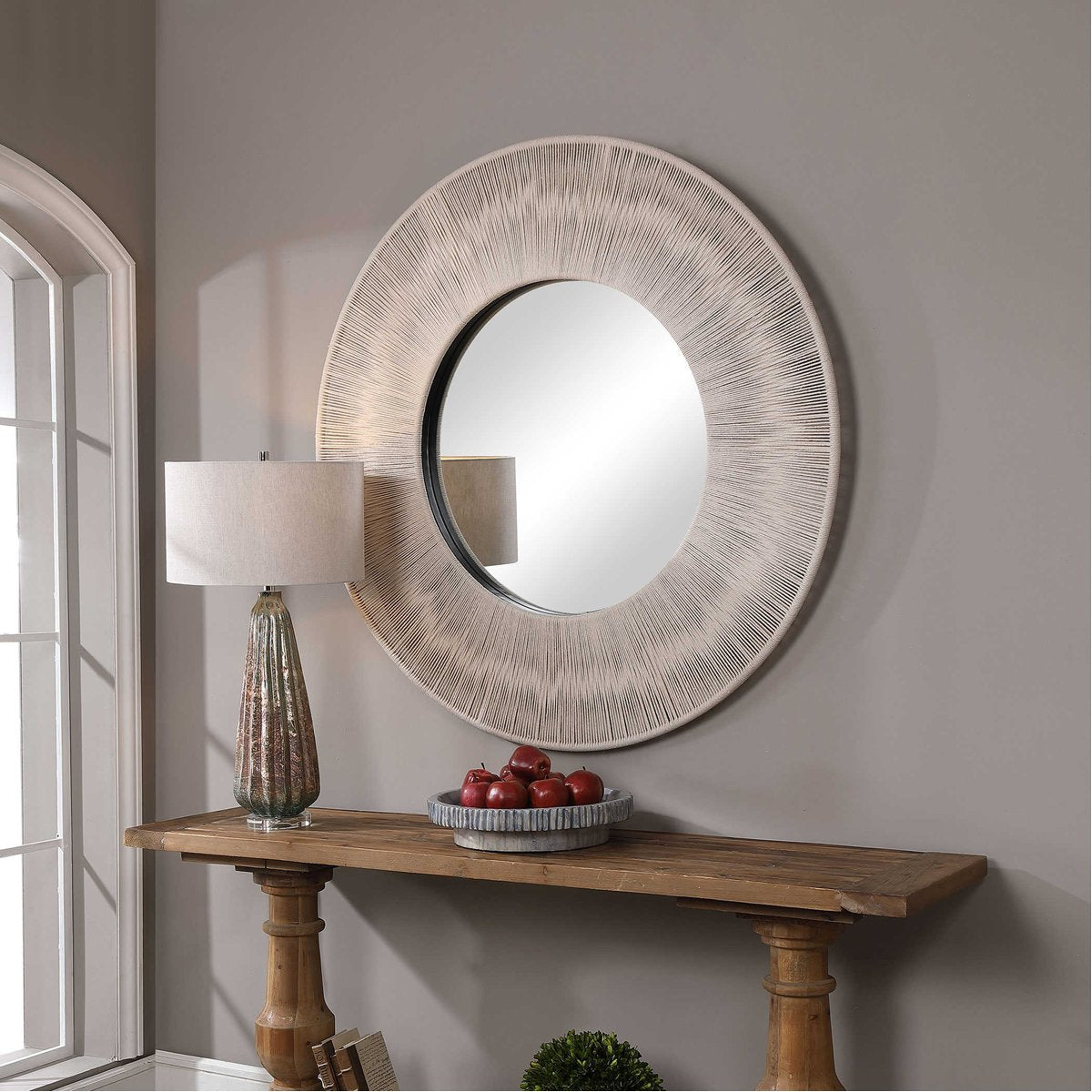 Uttermost Sailor&#39;s Knot Round Mirror