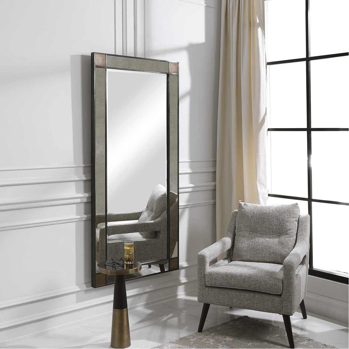 Uttermost Newcomb Leaner Mirror