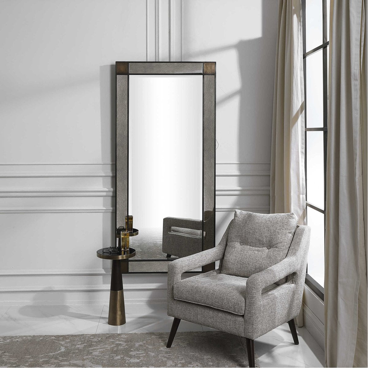 Uttermost Newcomb Leaner Mirror