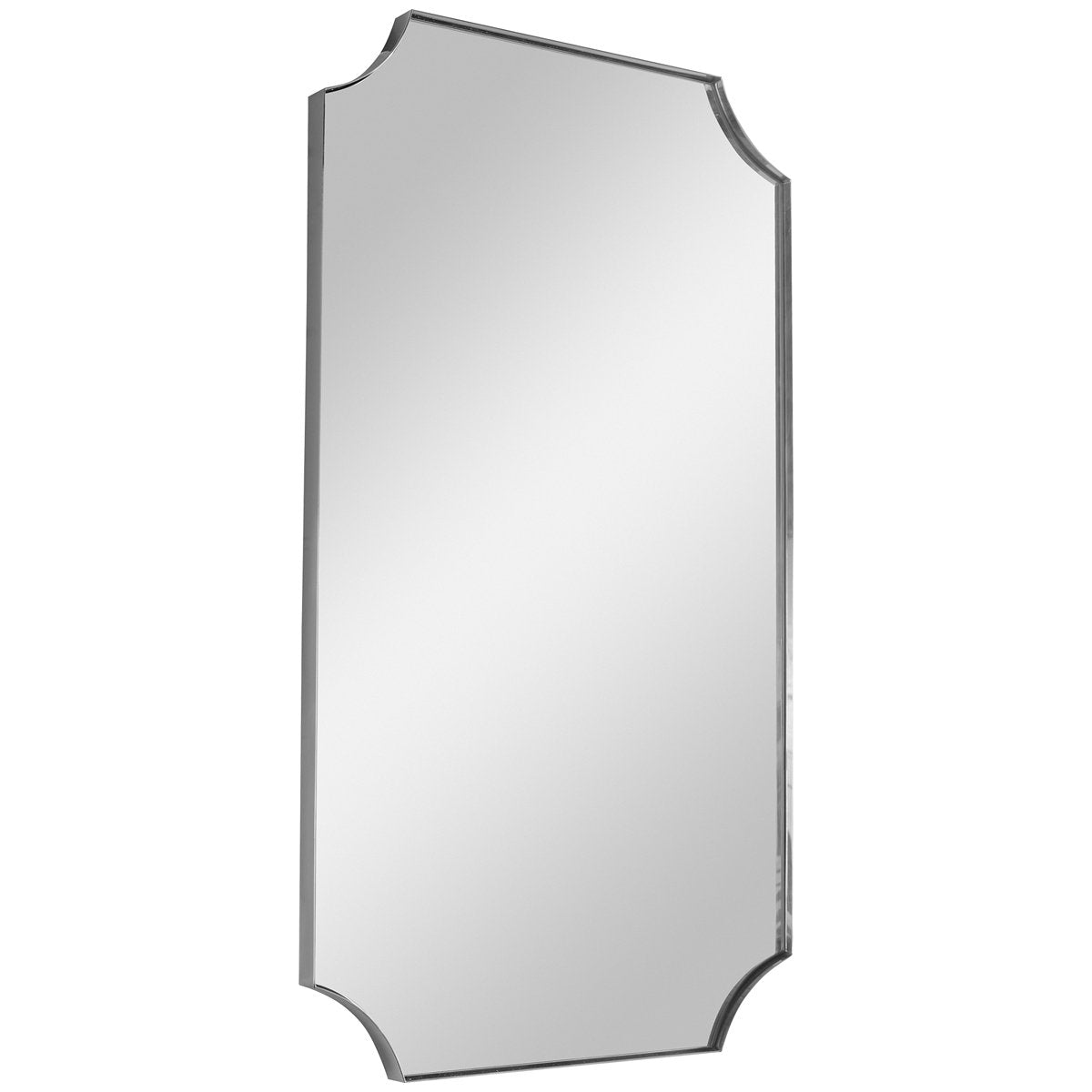 Uttermost Lennox Scalloped Corner Mirror